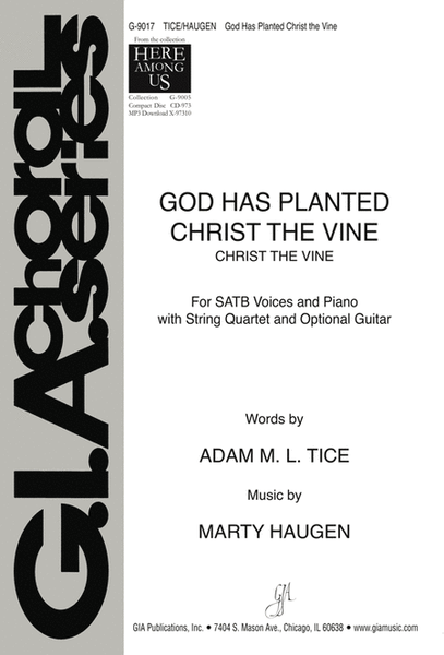 God Has Planted Christ the Vine - Instrument edition