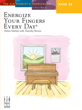 Book cover for Energize Your Fingers Every Day, Book 2B