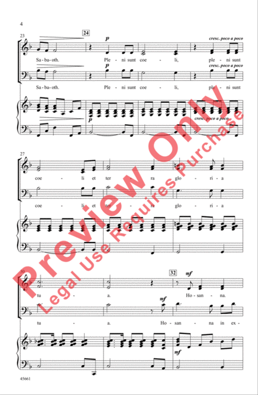 Sanctus 3-Part scores gallery preview page 4