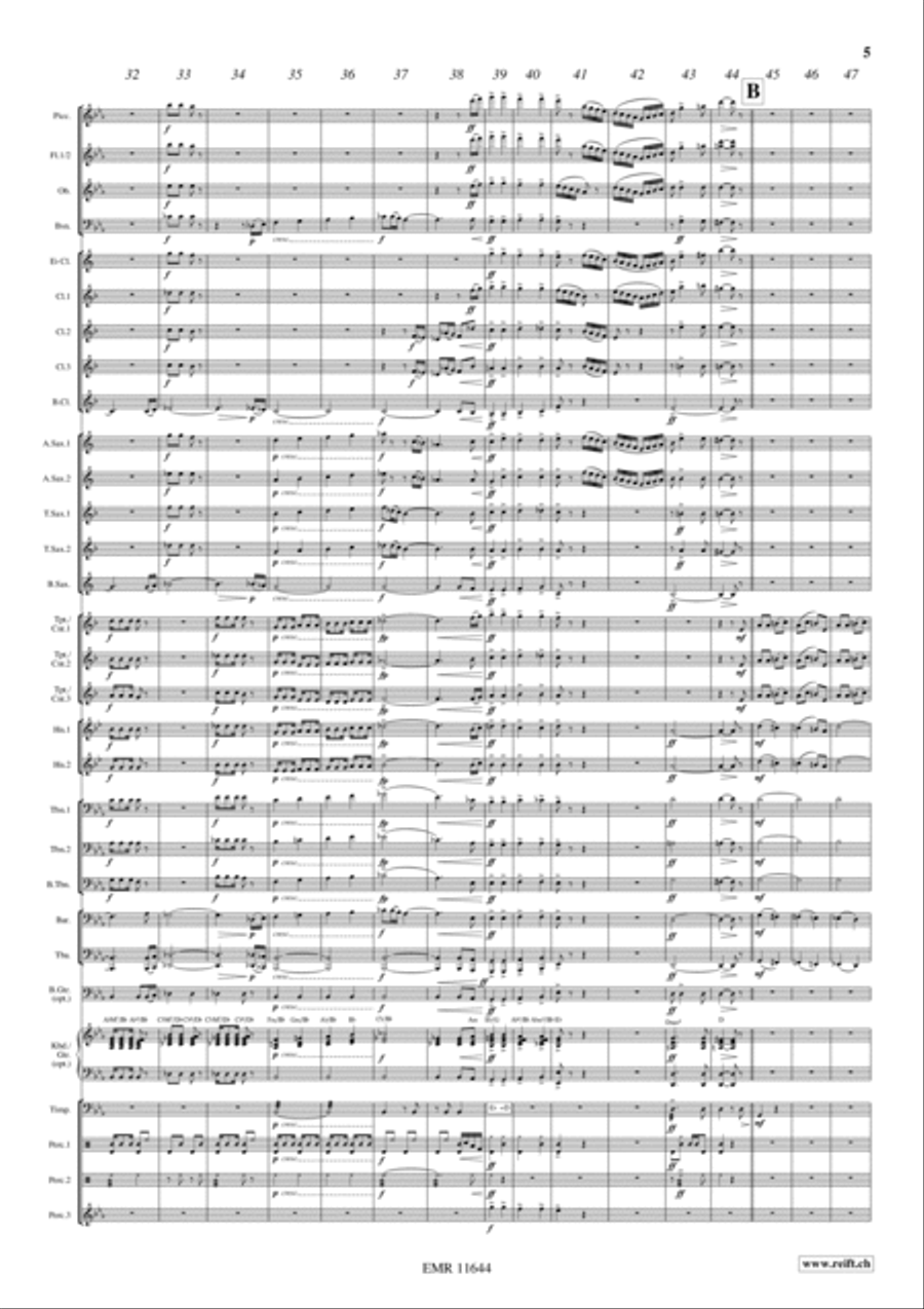 Flight To USA Concert Band scores gallery preview page 6