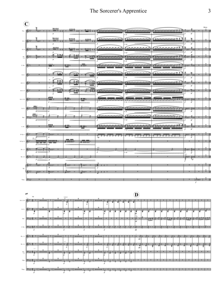 The Sorcerer's Apprentice-arranged for Symphonic Band (SCORE ONLY) - Score Only image number null