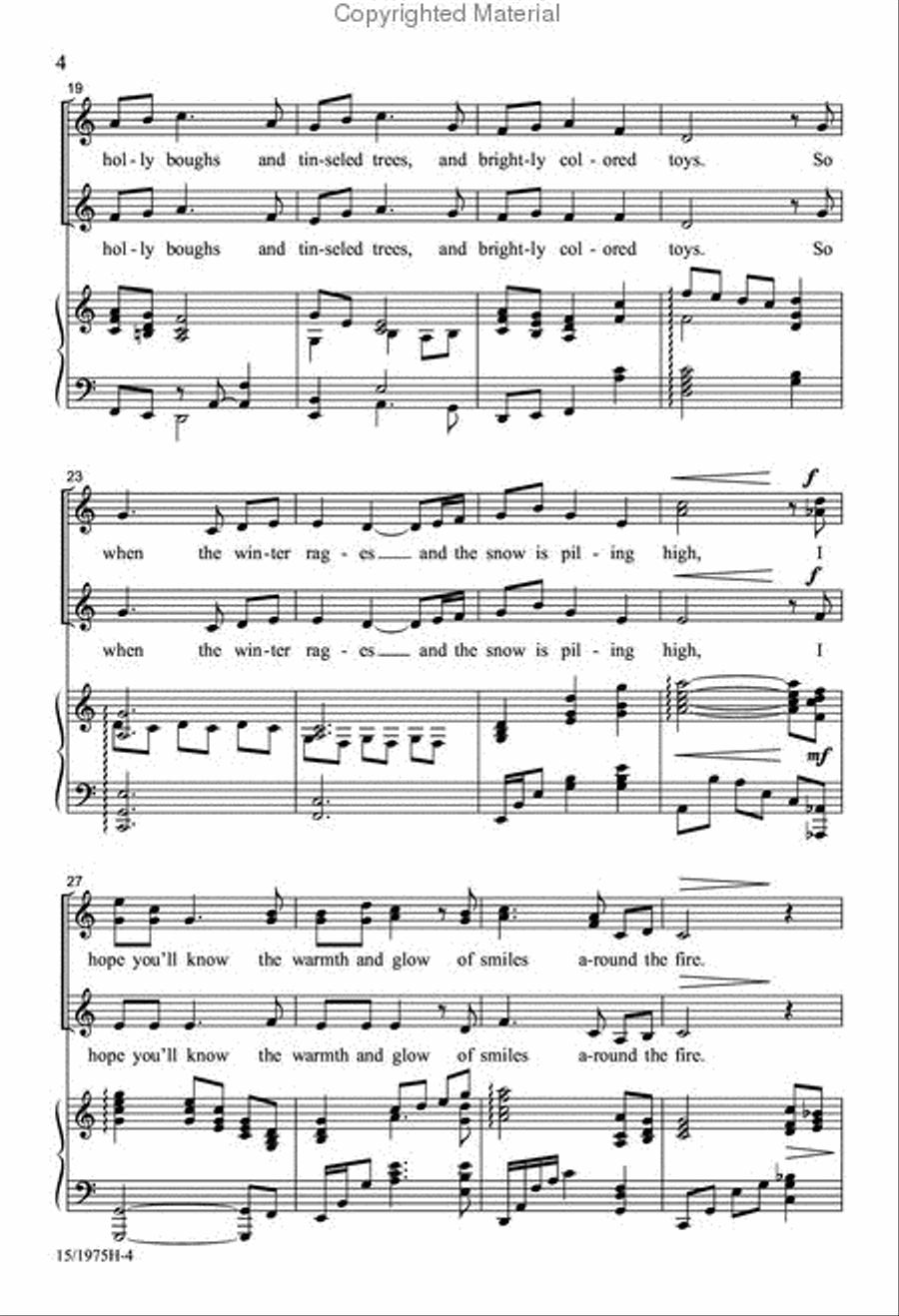 My Wish for You This Christmas SSA scores gallery preview page 4