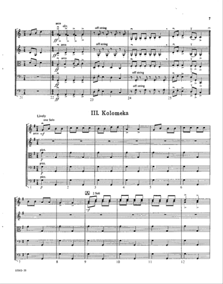Ukrainian Folk Songs Orchestra scores gallery preview page 6