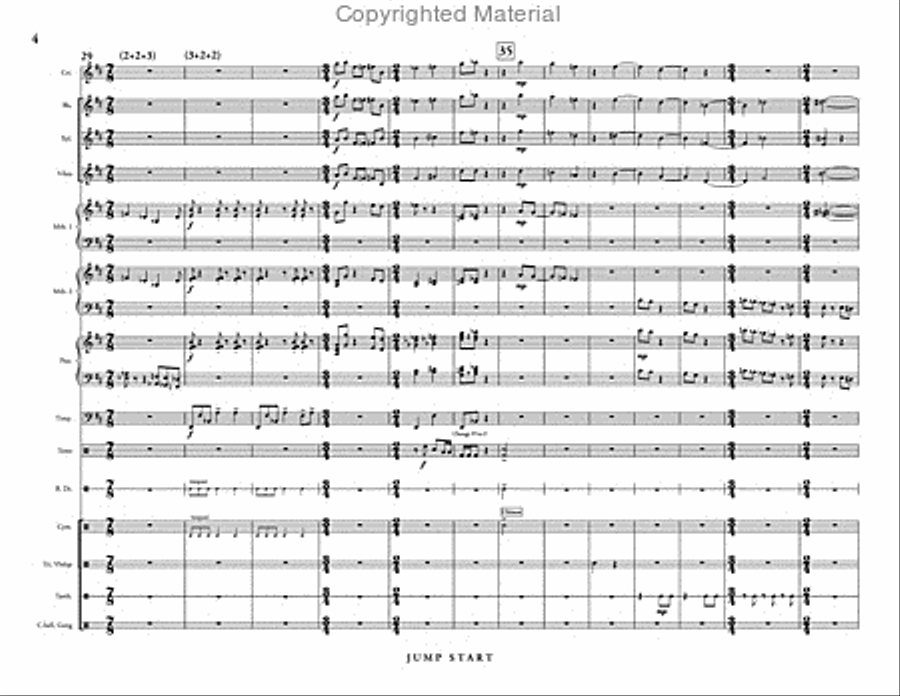 Jump Start Percussion Ensemble scores gallery preview page 5