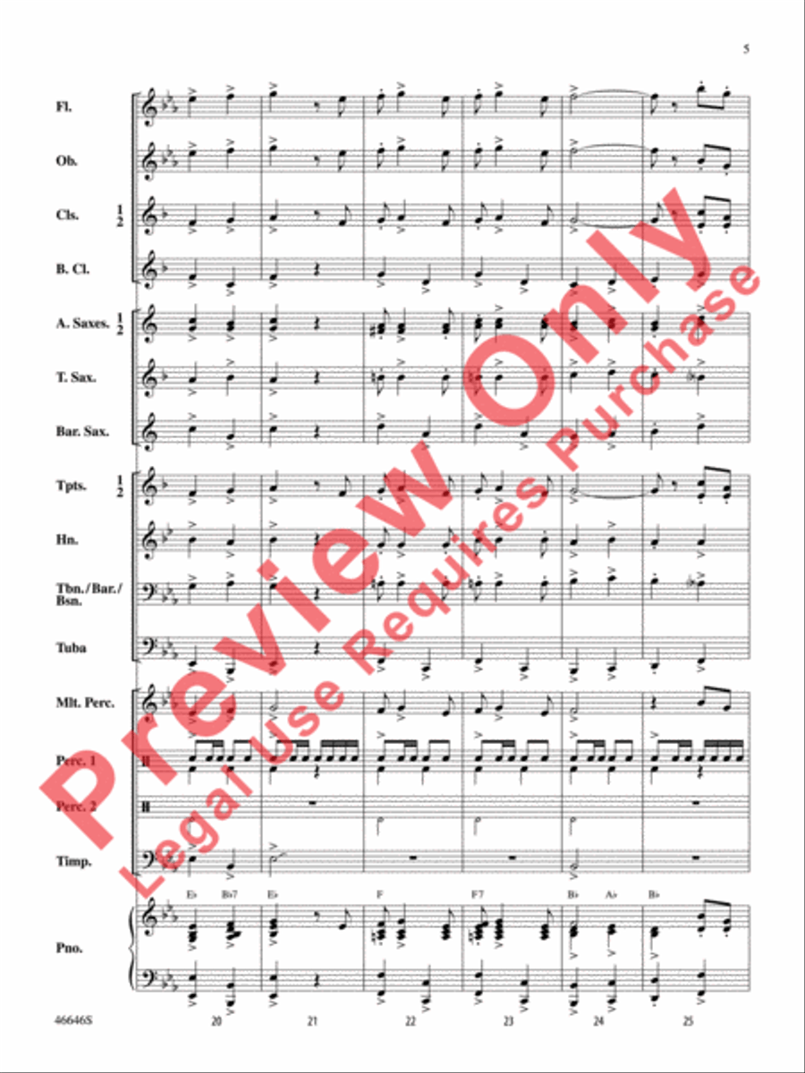 American Pride American Pride Concert Band scores gallery preview page 6