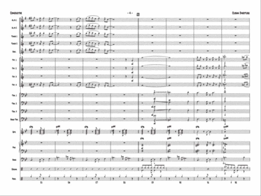 Cuban Overture: Score Jazz Ensemble scores gallery preview page 6