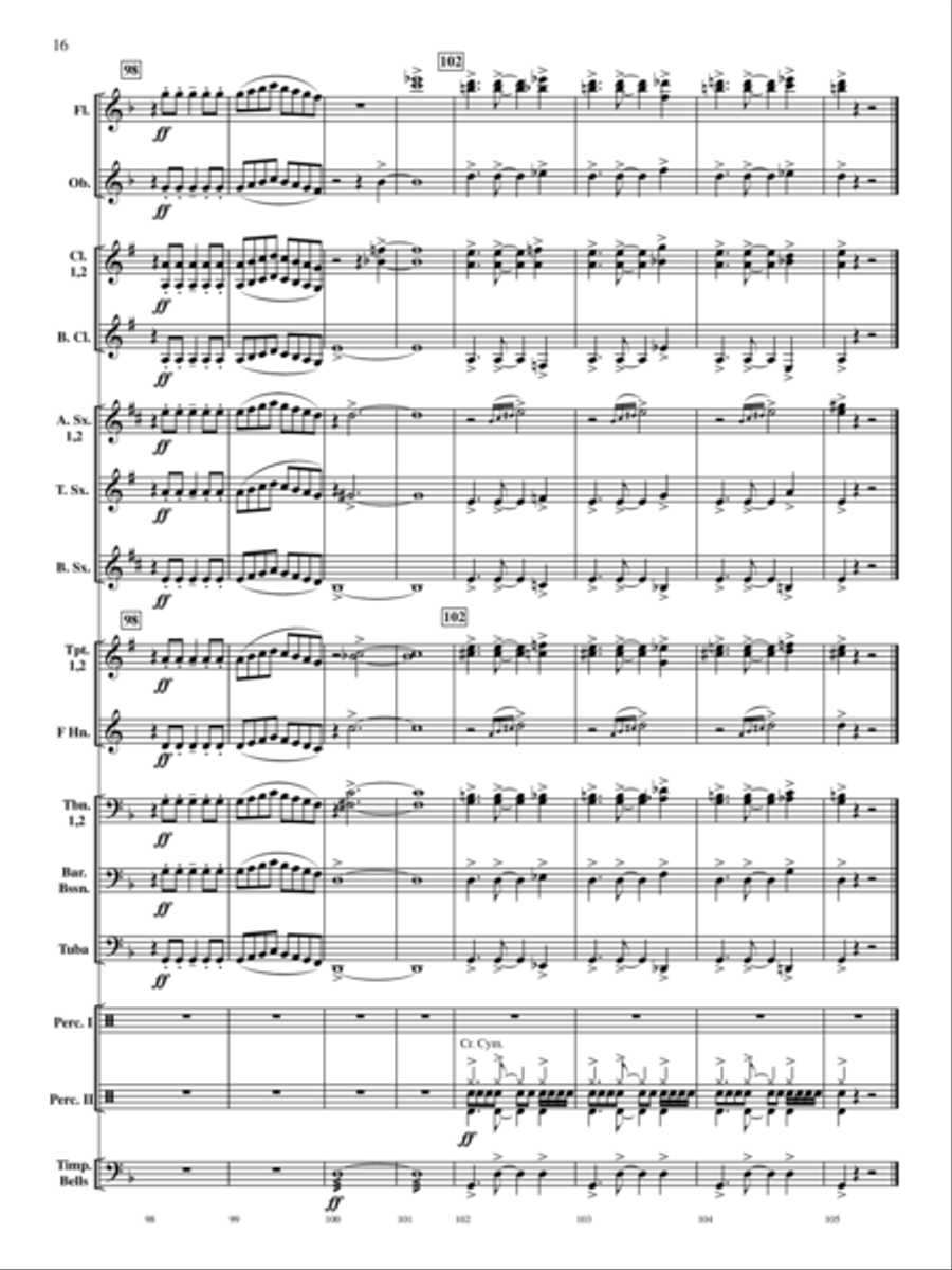 Rondo on a Modal Theme Rondo on a Modal Theme Concert Band scores gallery preview page 17