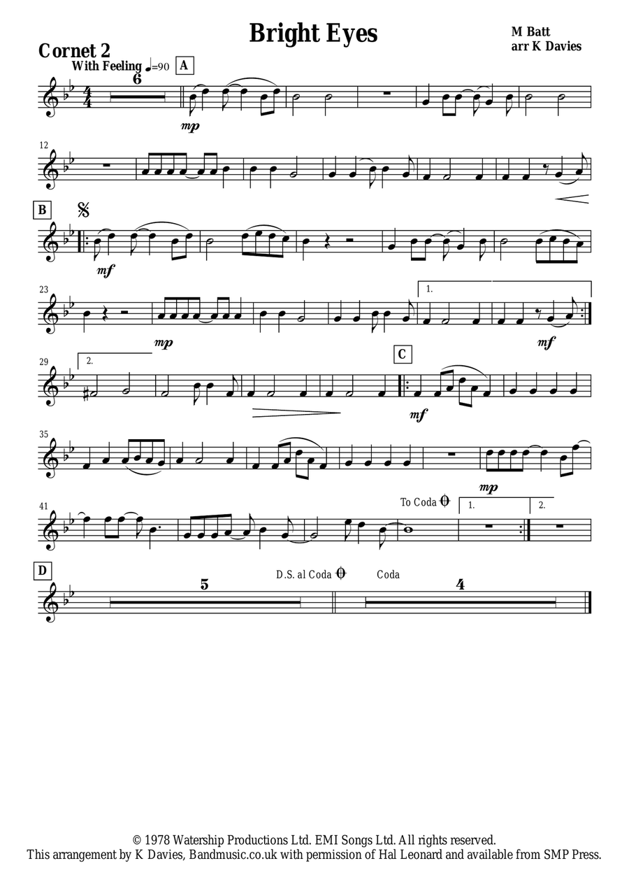 Bright Eyes Bright Eyes Small Ensemble scores gallery preview page 3