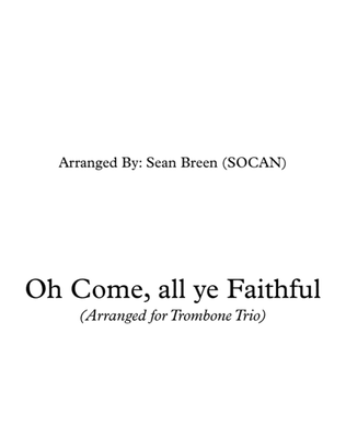 Book cover for Oh Come, all ye Faithful_Trombone Trio