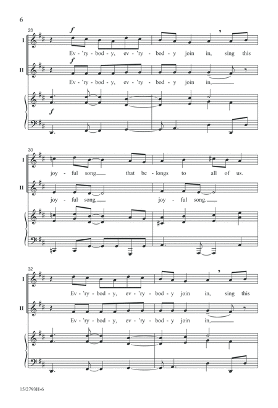 All of Us 2-Part scores gallery preview page 7