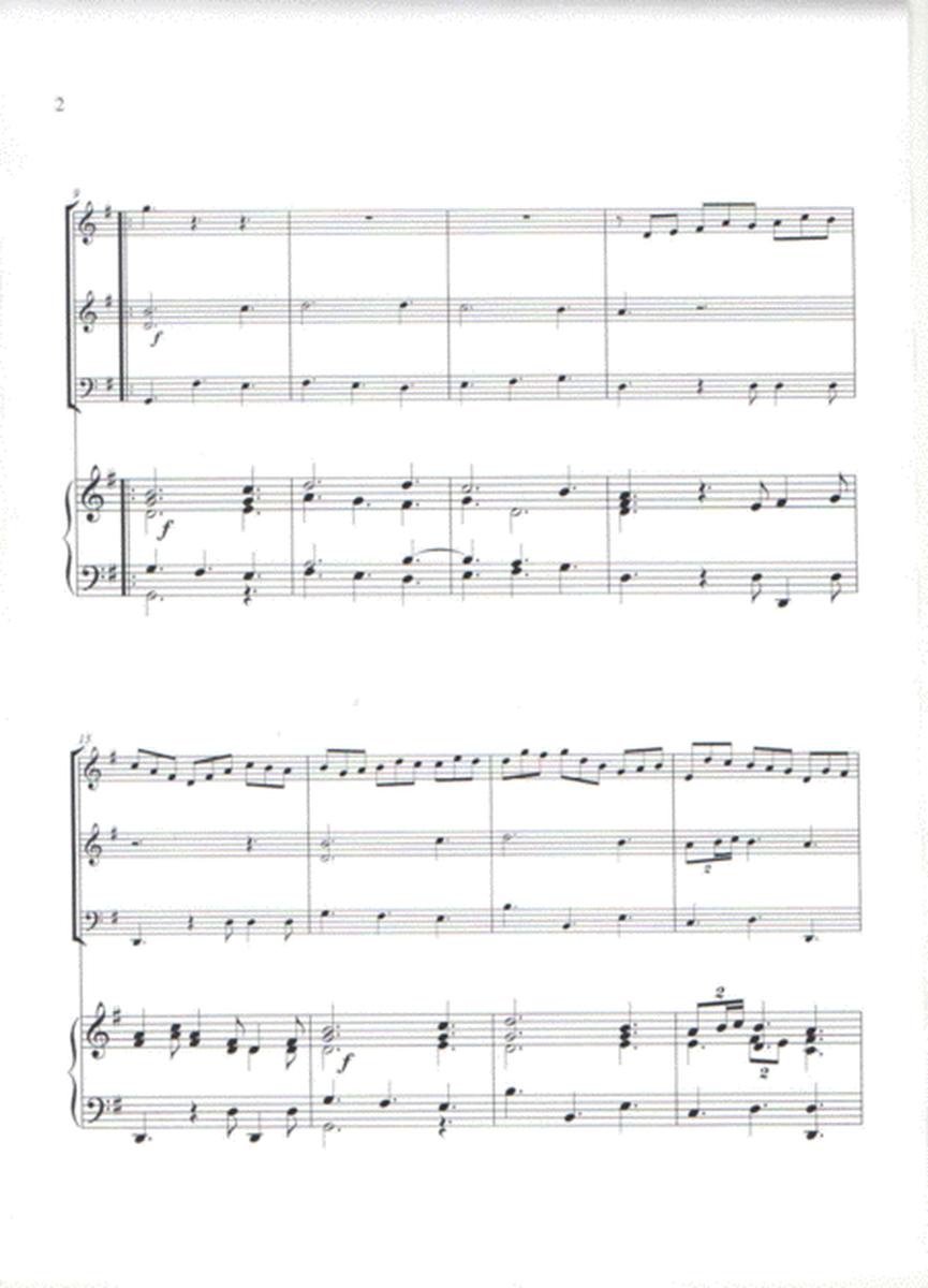 Choral from Cantata 147 - Violin I,Violin II, Violoncello and Piano Quartet