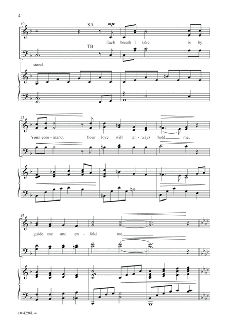 Praise Your Holy Name Praise Your Holy Name 4-Part scores gallery preview page 4