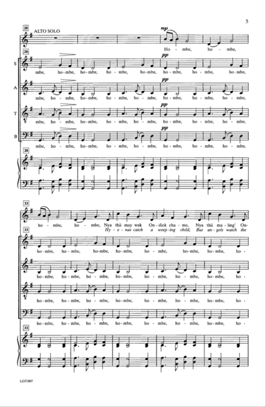 Hombe 4-Part scores gallery preview page 4