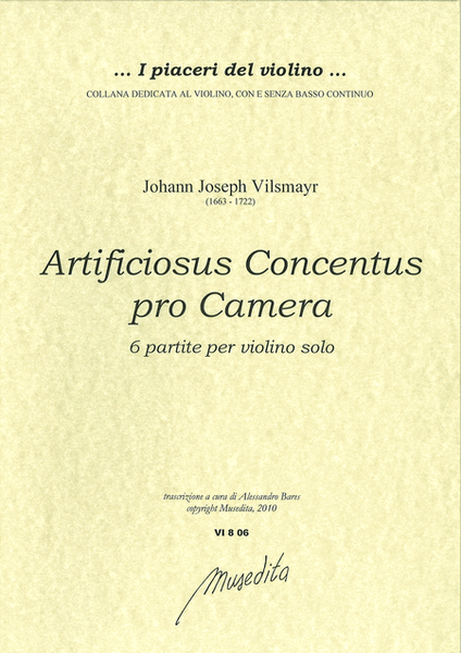 Artificiosus concentus pro camera (Salzburg, 1715)