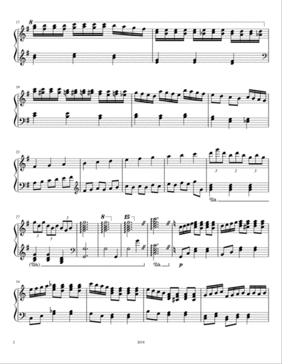 Snowflakes Snowflakes Piano Solo scores gallery preview page 2