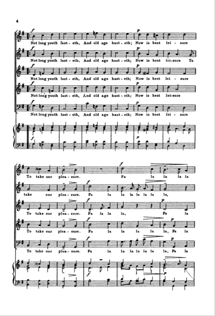 Sing We and Chant it SSATB scores gallery preview page 3