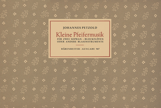 Book cover for Kleine Pfeifermusik