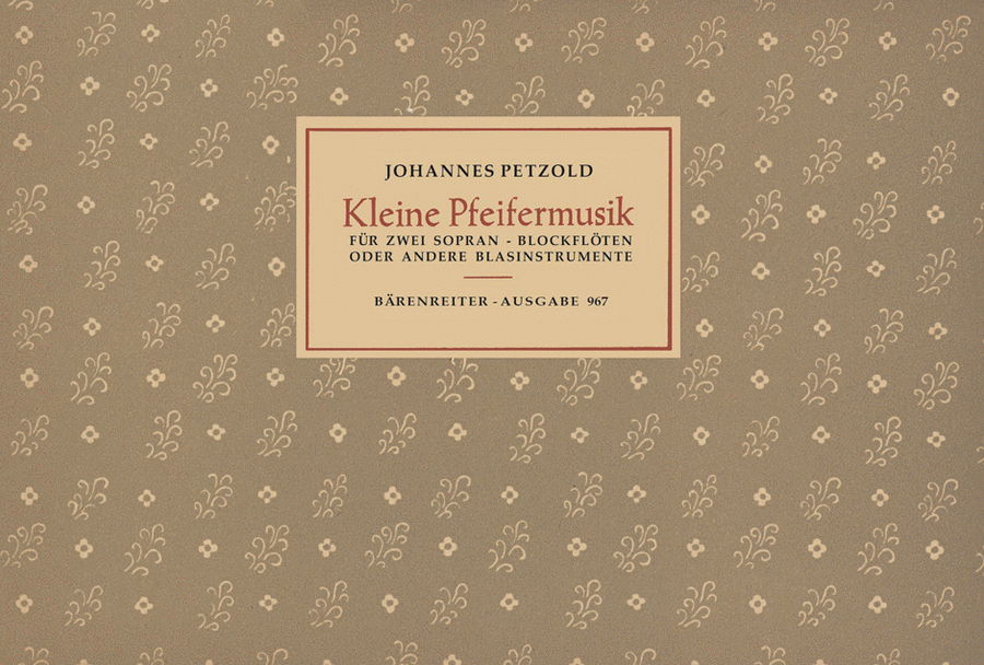 Kleine Pfeifermusik Kleine Pfeifermusik Soprano Recorder scores gallery preview page 1