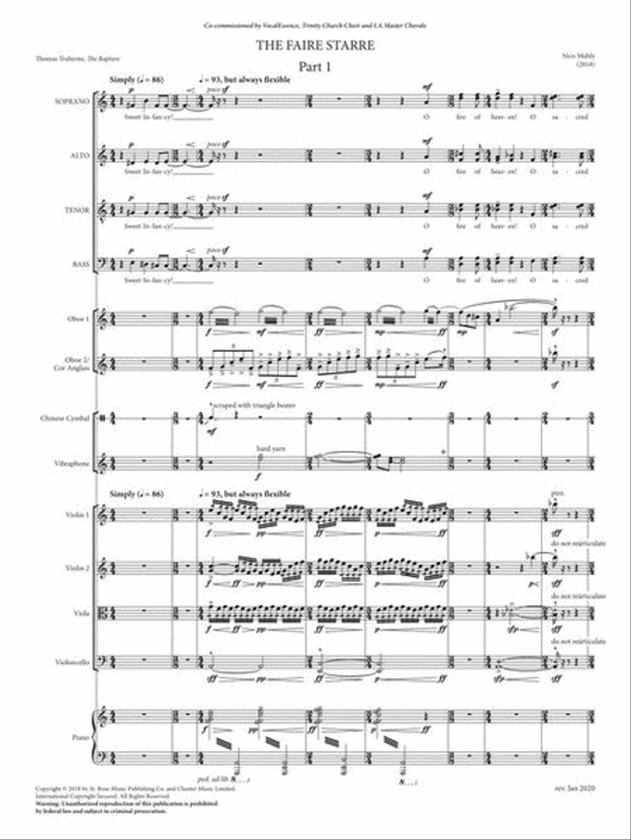 The Faire Starre (Study Score) Choir scores gallery preview page 7