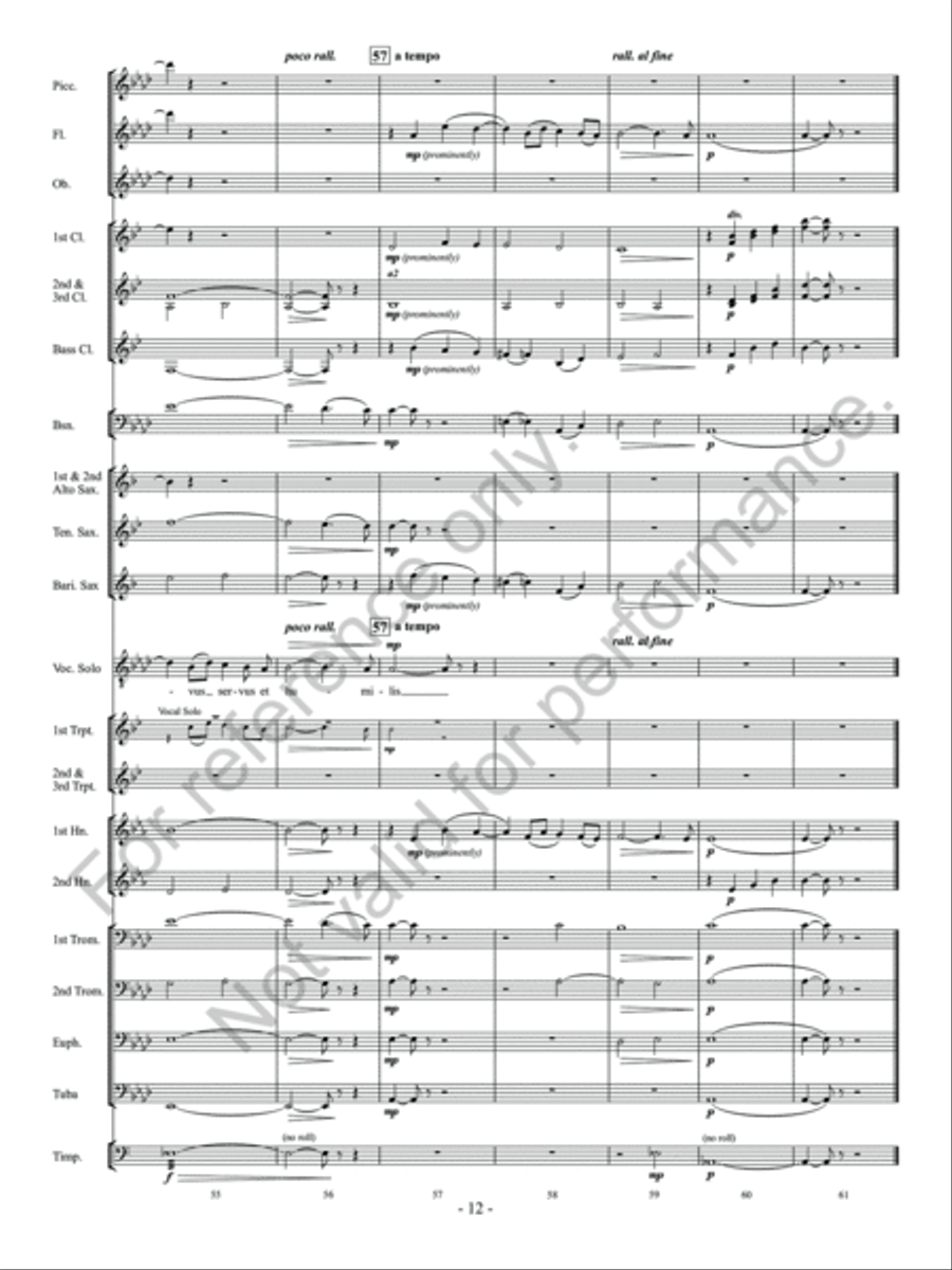 Panis Angelicus Panis Angelicus Concert Band scores gallery preview page 13