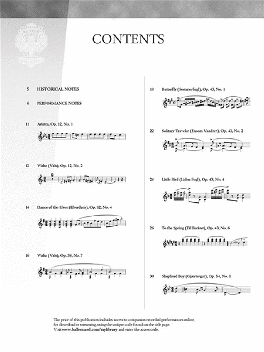 Edvard Grieg – Selected Lyric Pieces Edvard Grieg – Selected Lyric Pieces Piano Solo scores gallery preview page 4