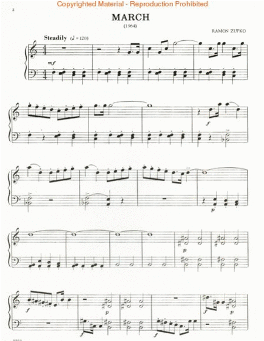 March Piano Method scores gallery preview page 2