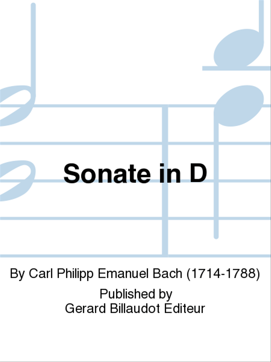 Sonate in D School and Community scores gallery preview page 1