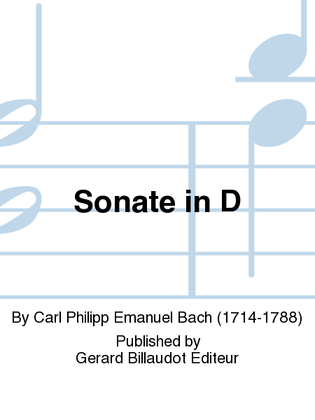 Sonate in D