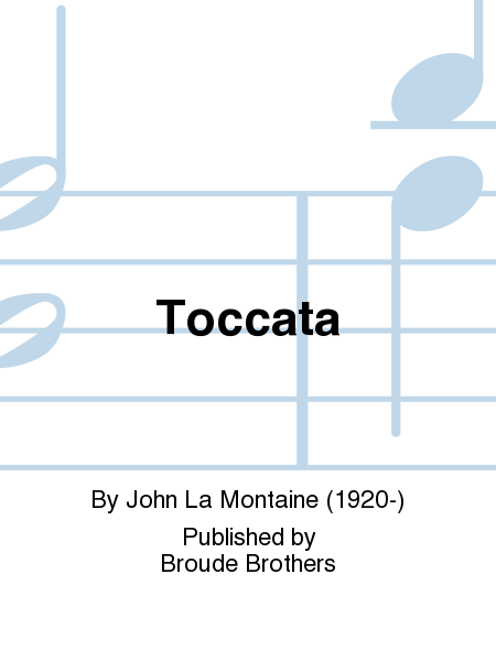 Toccata for Piano Solo, Op. 1