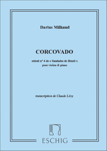 Saudades Do Brazil N 4 Corcovado Violon-Piano