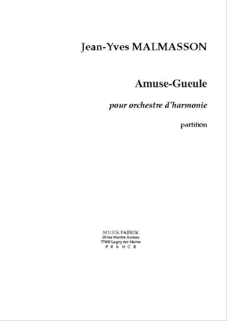 Amuse-gueule Amuse-gueule Study Score scores gallery preview page 1