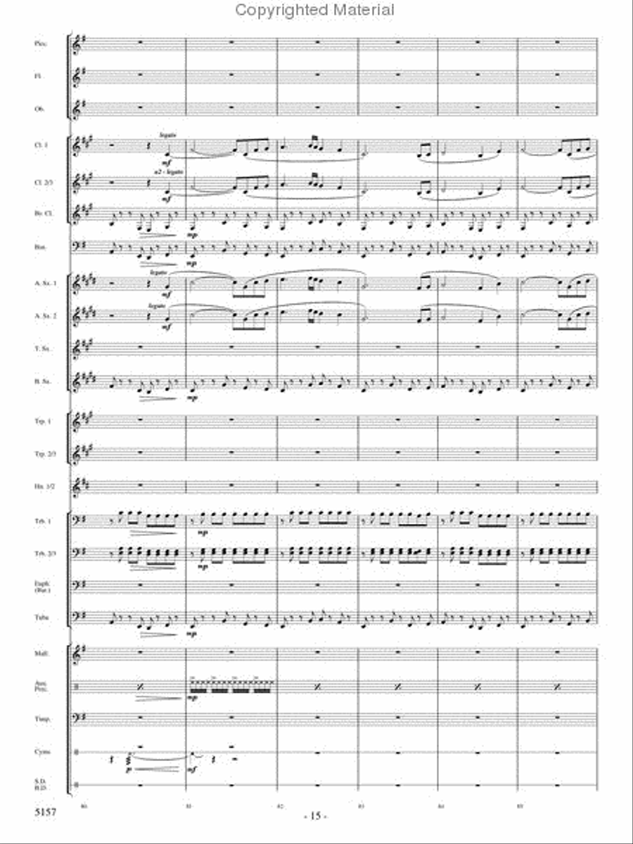 Fate of the Gods Fate of the Gods Concert Band scores gallery preview page 14
