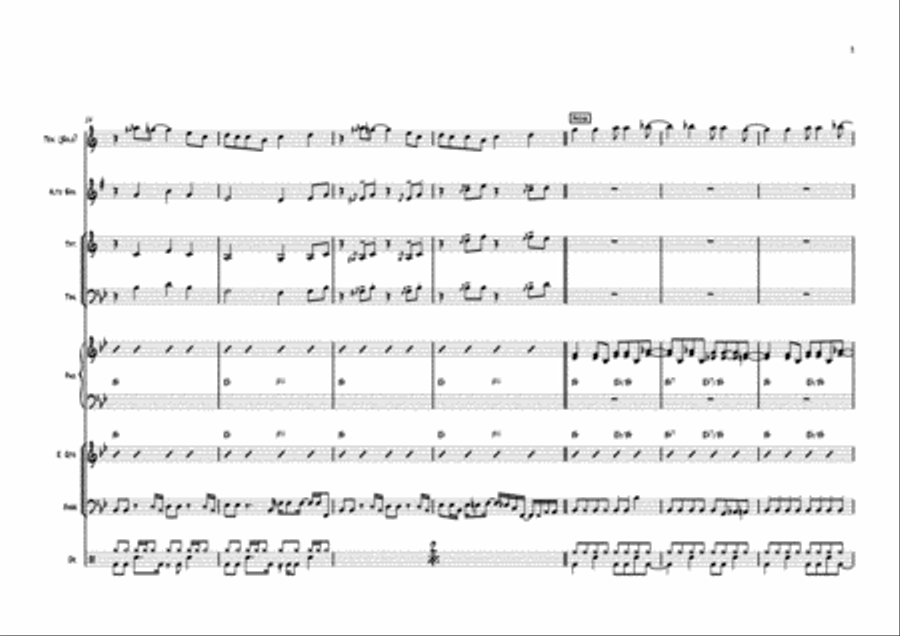 Mercy, Mercy, Mercy Small Ensemble scores gallery preview page 4