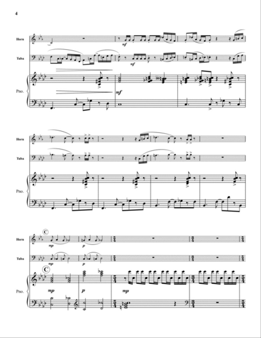 Suite for Horn and Tuba Suite for Horn and Tuba Horn scores gallery preview page 5