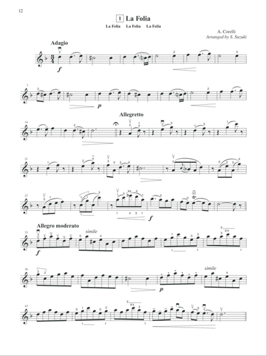 Suzuki Violin School, Volume 6 String Methods scores gallery preview page 5