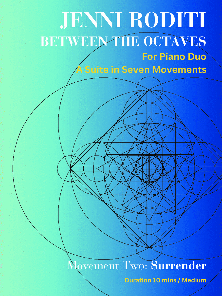 SURRENDER, Between the Octaves, A Piano Duo Suite (Movement 2 of 7) Piano Duet scores gallery preview page 1