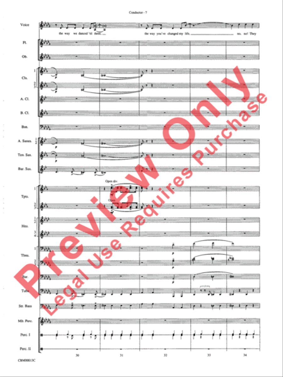 They Can't Take That Away from Me Concert Band scores gallery preview page 10