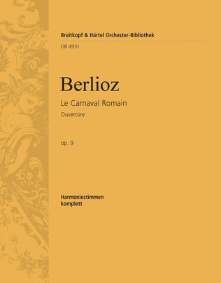 Book cover for Le Carnaval Romain Op. 9