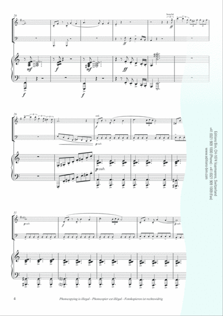 Tango and Paso Doble Horn scores gallery preview page 3