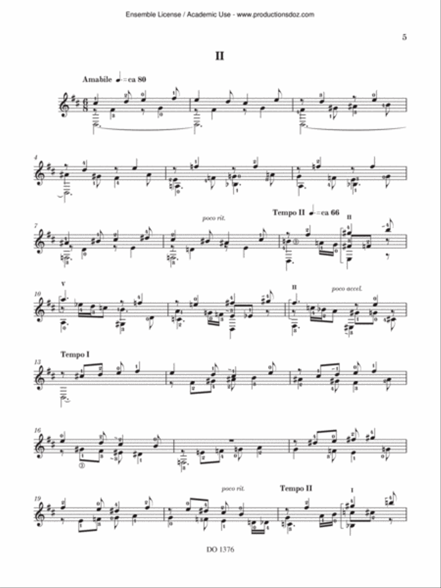 In Honorem Ioanni Doulandi, Op. 97 Classical Guitar scores gallery preview page 5