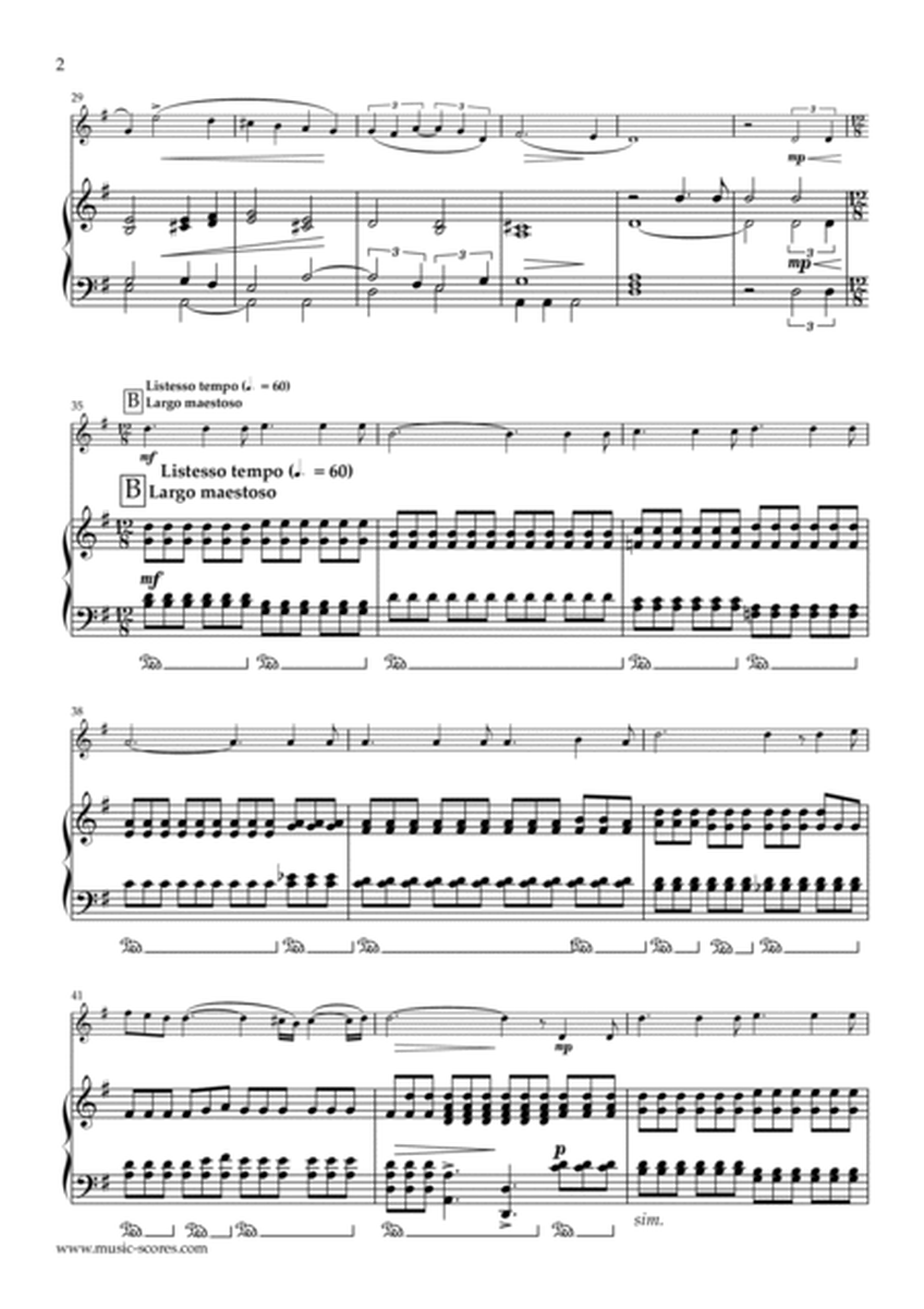 Easter Hymn from Cavaliera Rusticana - Trumpet and Piano image number null