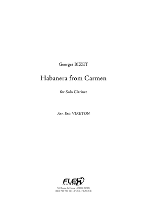 Book cover for Habanera from Carmen