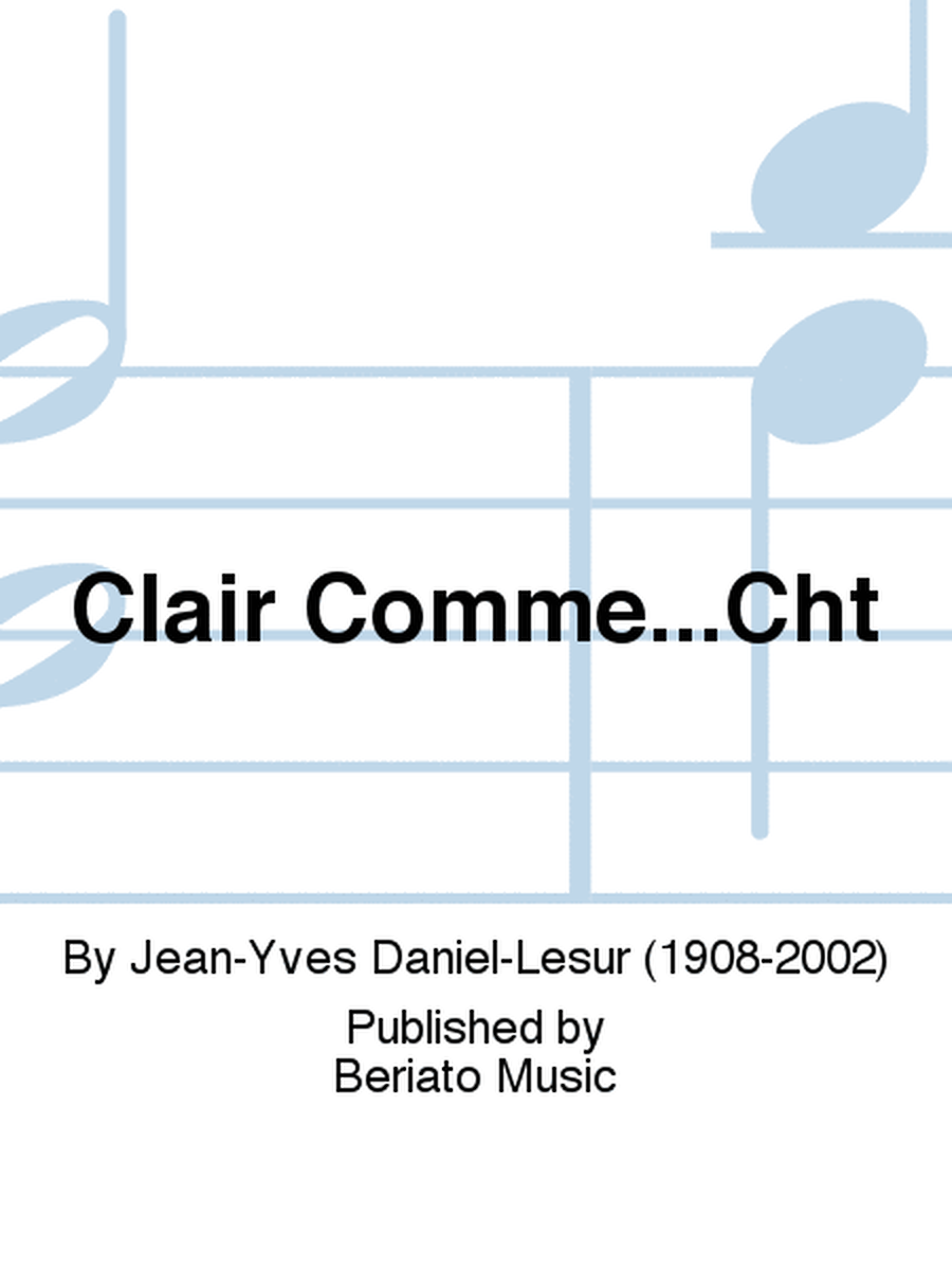 Clair Comme...Cht