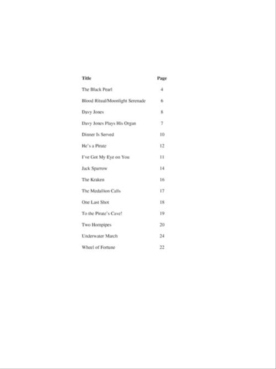 Pirates of the Caribbean (Viola) Viola Solo scores gallery preview page 2