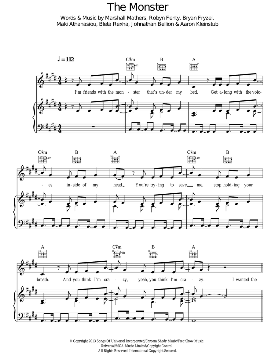 The Monster Acoustic Guitar scores gallery preview page 1