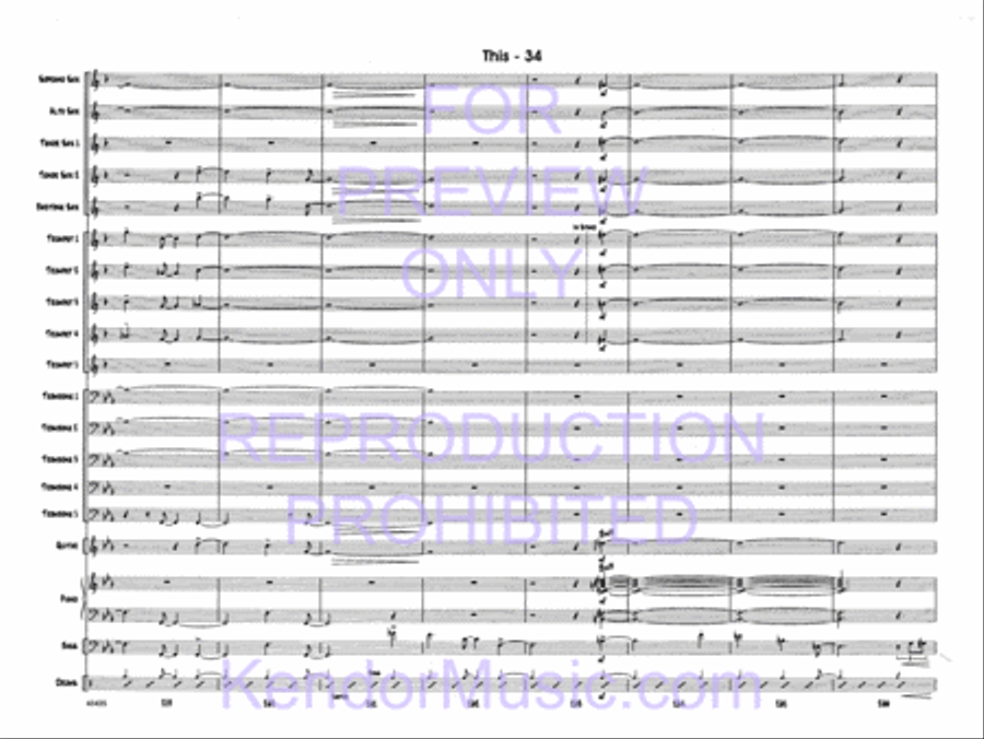 This Jazz Ensemble scores gallery preview page 36