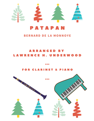 Book cover for Patapan for Solo Clarinet