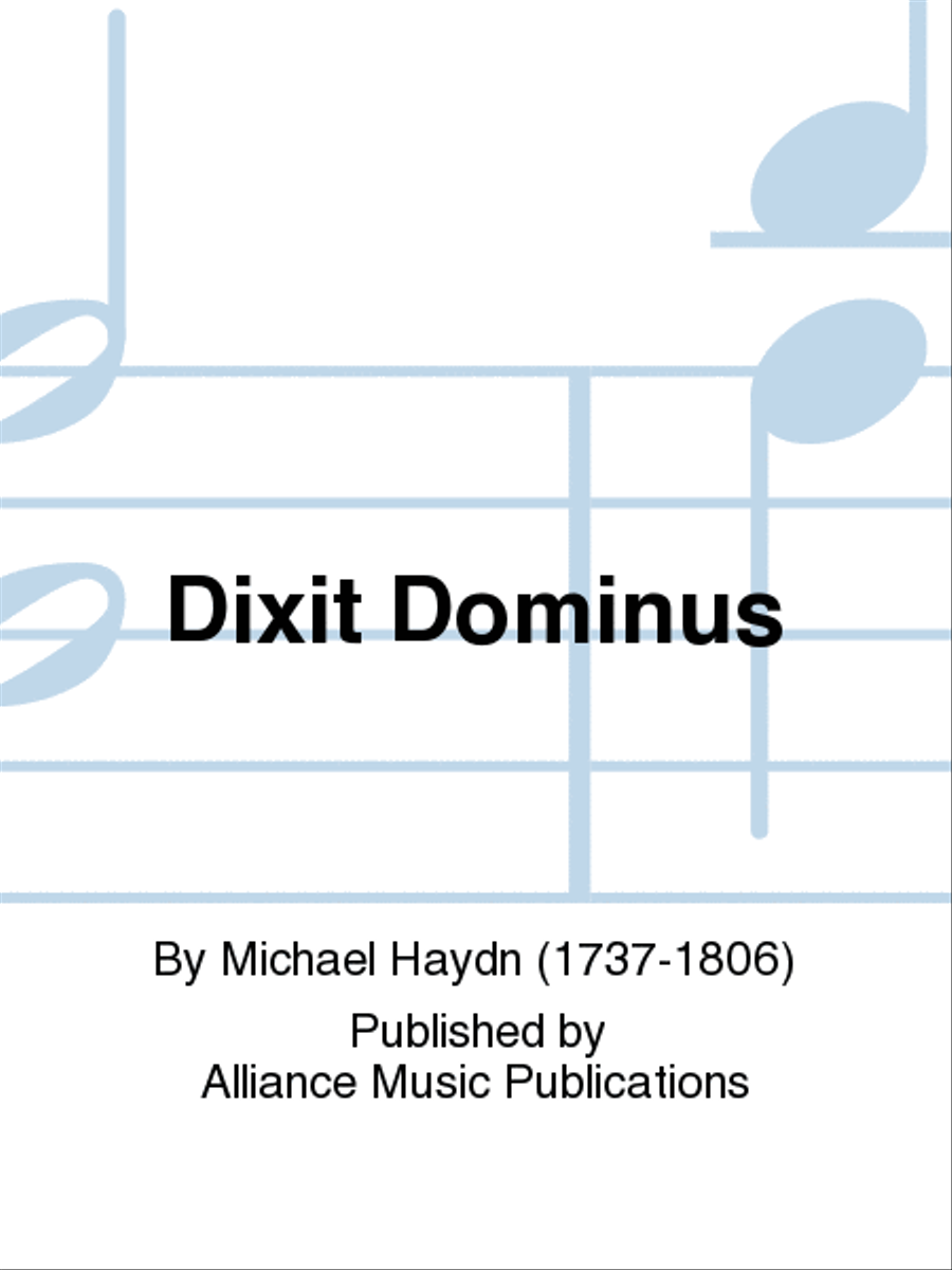 Dixit DominusInstrumental parts SSA scores gallery preview page 1