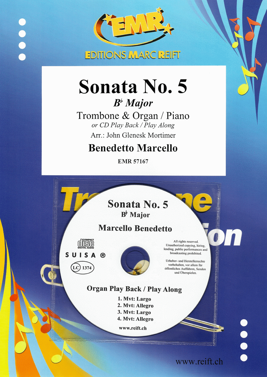 Sonata No. 5 Organ scores gallery preview page 1
