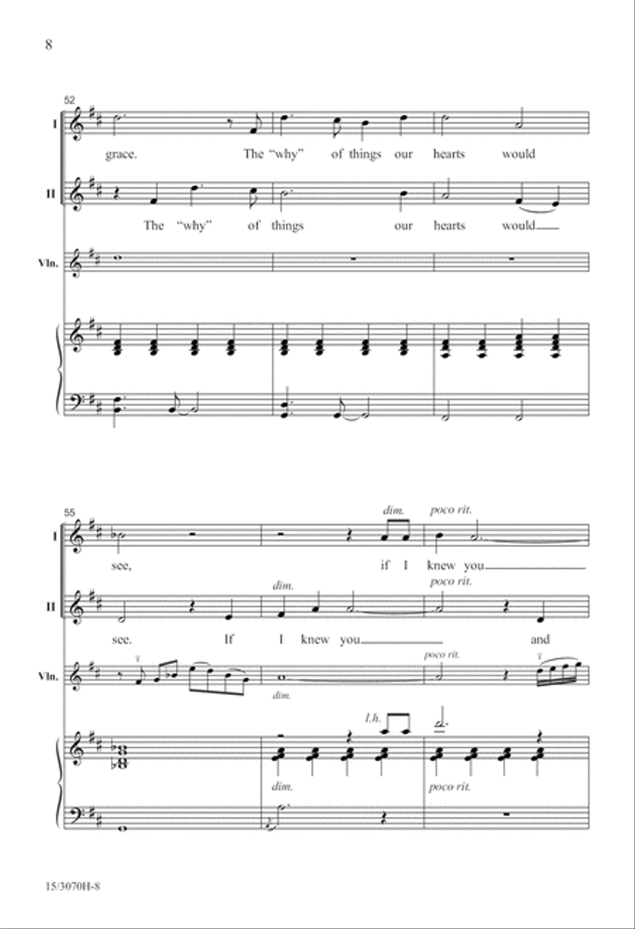 If I Knew You If I Knew You 2-Part scores gallery preview page 9